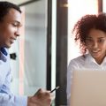 Social worker in supervision w ith manager