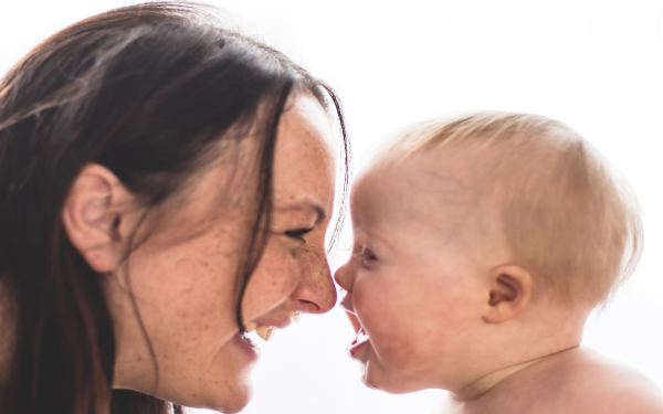 Mother and baby image