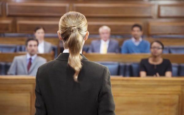 witness or lawyer in court