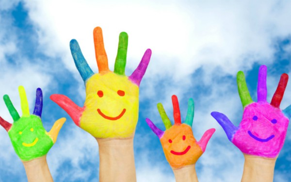 painted hands