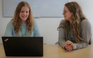 South Gloucestershire social workers Emily and Kelsey South Gloucestershire social workers Emily and Kelsey