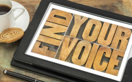 Find your voice sign