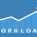 Graph showing increasing workload