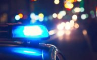 Metropolitan Police flashing blue lights image