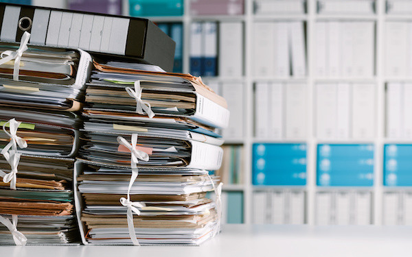 Image of stack of files (credit StockPhotoPro / Adobe Stock)