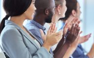 People clapping