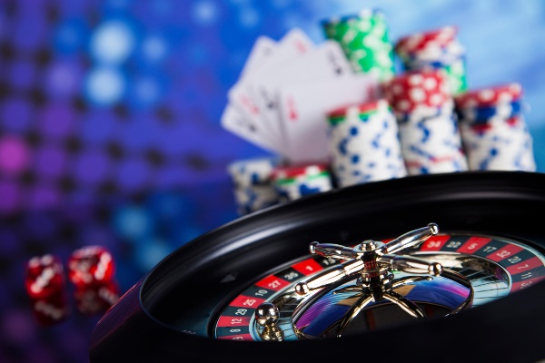Roulette gambling in a casino