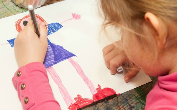 girl drawing
