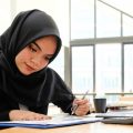 social worker reading report