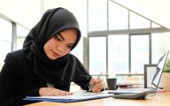 social worker reading report