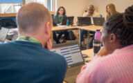 Children’s North Locality Team members at South Gloucestershire during a practice workshop