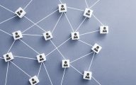 Diagram showing a networked structure (credit: REDPIXEL / Adobe Stock)