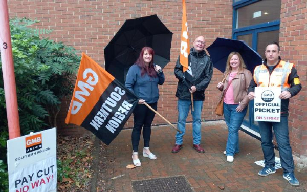 Swindon social workers on strike