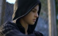 Teenager looking upset