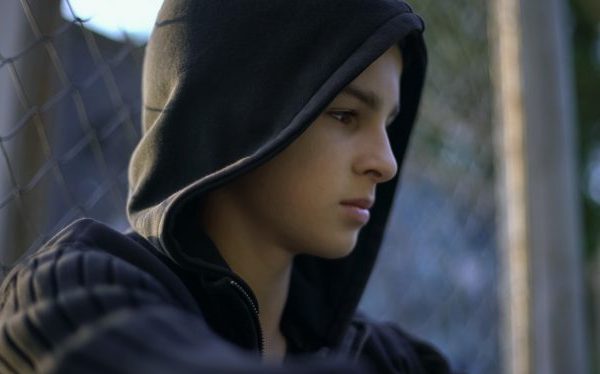 Teenager looking upset