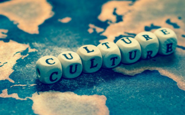 word 'culture' spelt out on map 600