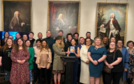 A group picture of contributors to Free Loaves on Fridays, an anthology of writings by people who are, or were, in care